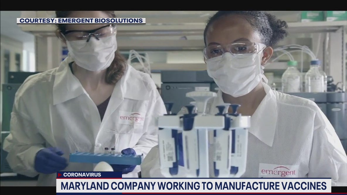 Maryland company working to manufacture vaccines